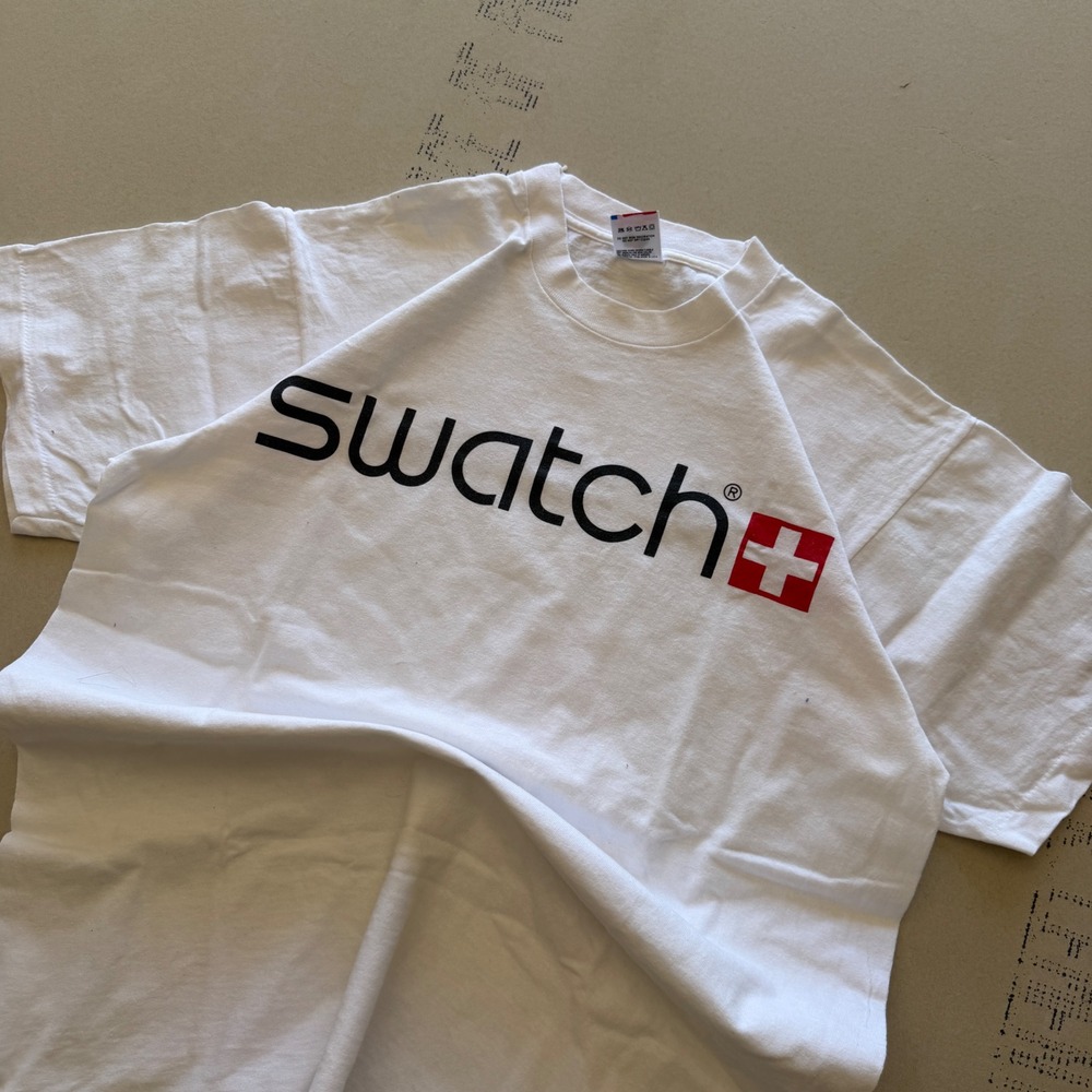 Vintage‎ 90's Swatch Promo T-shirt NWOT